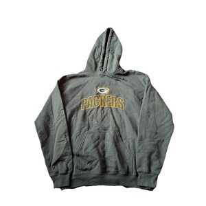 Nike Green Bay Packers Hoodie Sweatshirt Mens Large NFL Green